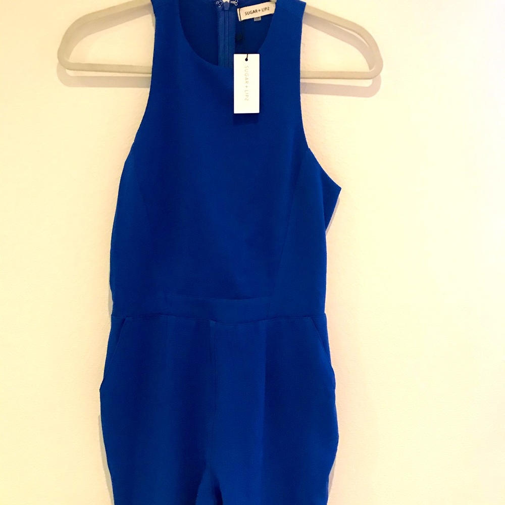 Sugarlips blue jumpsuit